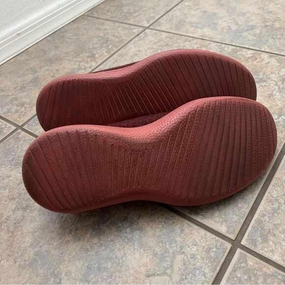 Allbirds Wool Runners Rust Brown Slip On Lace up Comfort Sneaker 9 Like New - Picture 6 of 12